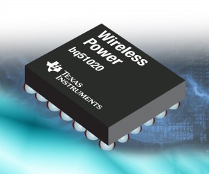 TI快速充電無線電源接收器bq51020 與 bq51021 功耗降50%