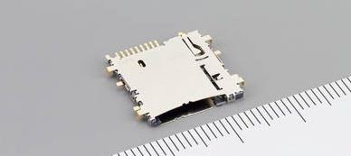 阿爾卑斯microSIM卡連接器SCGH1B系列完成開發